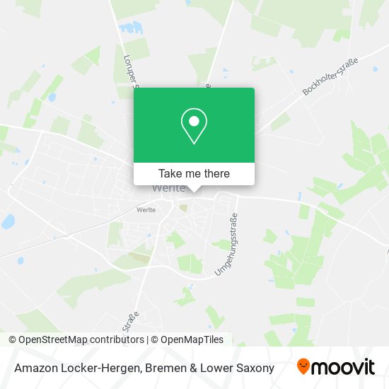 Amazon Locker-Hergen map