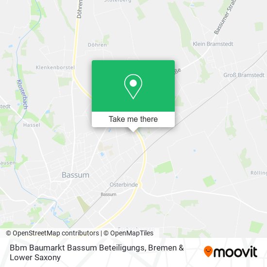 Bbm Baumarkt Bassum Beteiligungs map