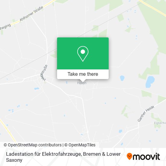 Ladestation für Elektrofahrzeuge map