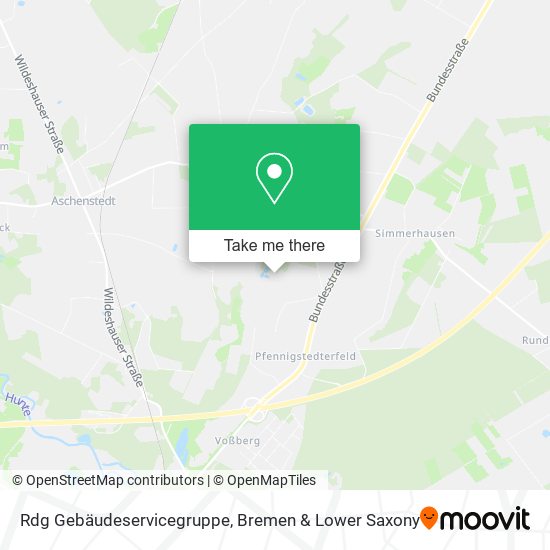Rdg Gebäudeservicegruppe map