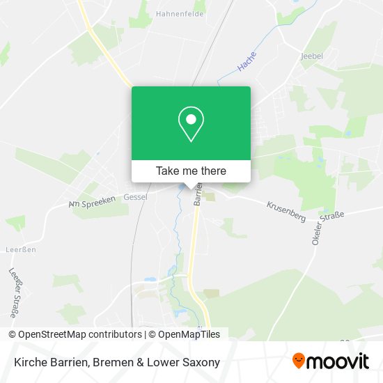 Kirche Barrien map