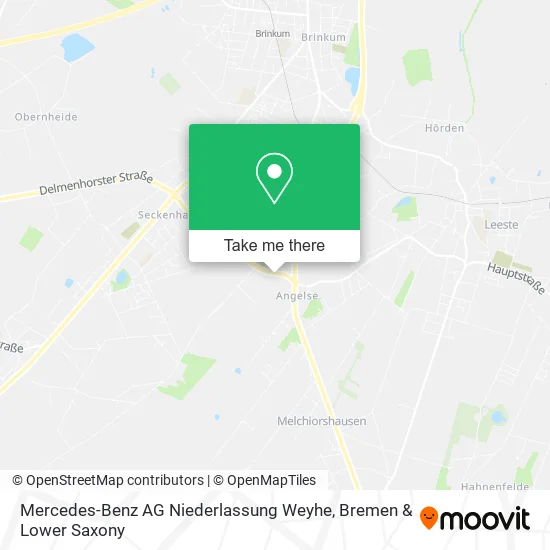 Карта Mercedes-Benz AG Niederlassung Weyhe