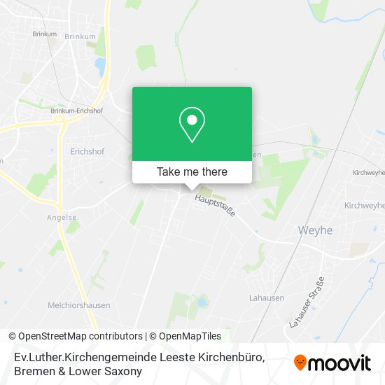 Ev.Luther.Kirchengemeinde Leeste Kirchenbüro map