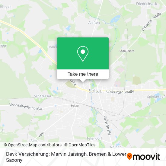 Devk Versicherung: Marvin Jaisingh map