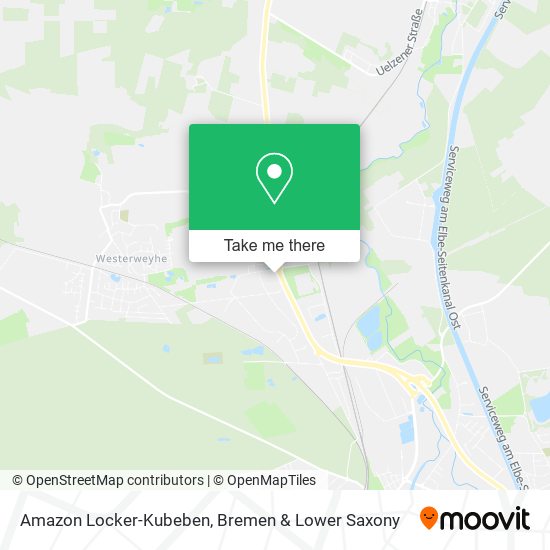 Amazon Locker-Kubeben map