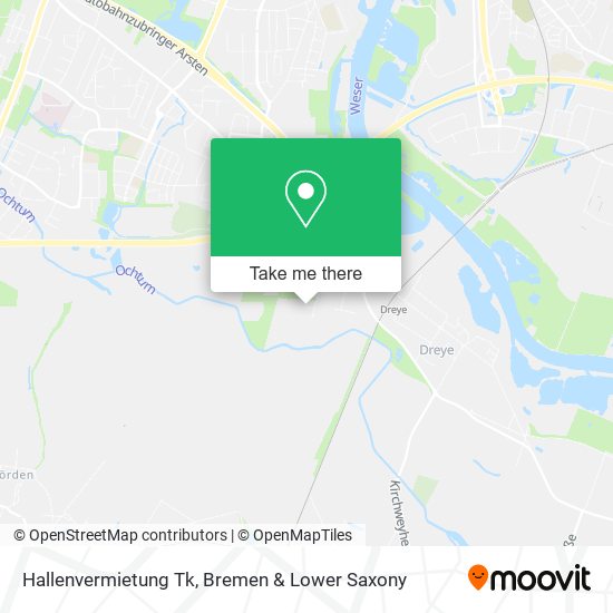 Hallenvermietung Tk map