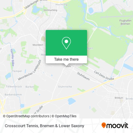 Crosscourt Tennis map
