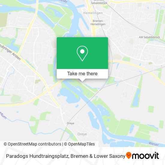Paradogs Hundtraingsplatz map