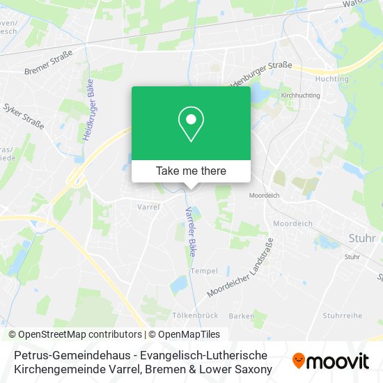 Petrus-Gemeindehaus - Evangelisch-Lutherische Kirchengemeinde Varrel map