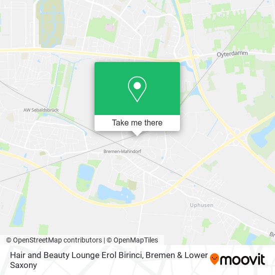 Hair and Beauty Lounge Erol Birinci map