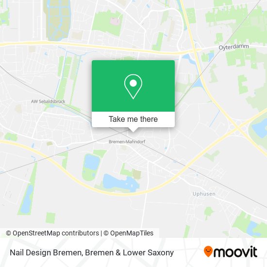 Nail Design Bremen map