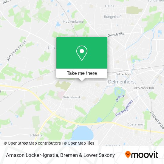 Amazon Locker-Ignatia map