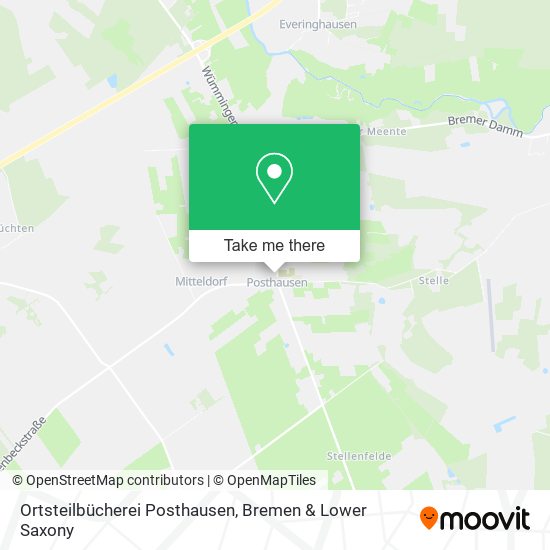 Ortsteilbücherei Posthausen map