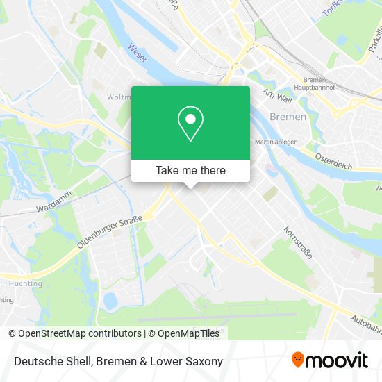 Deutsche Shell map
