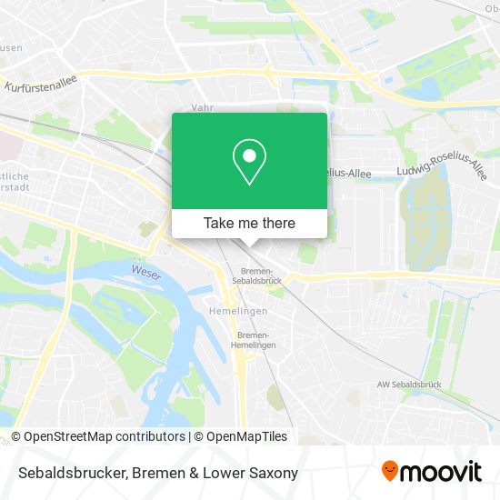 Sebaldsbrucker map