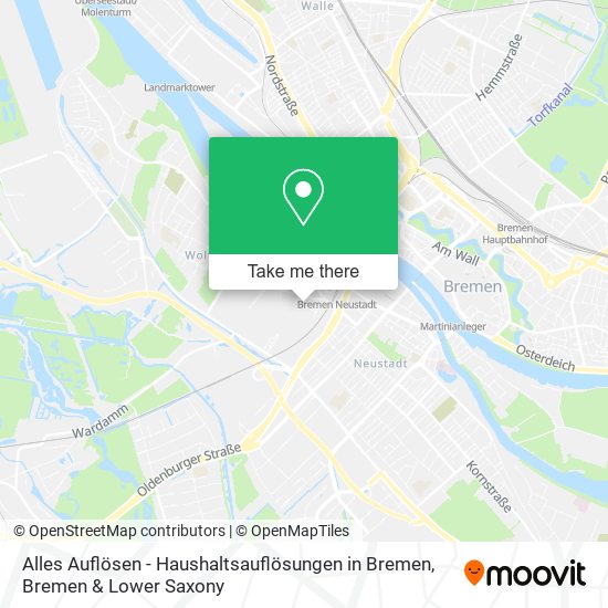 Alles Auflösen - Haushaltsauflösungen in Bremen map