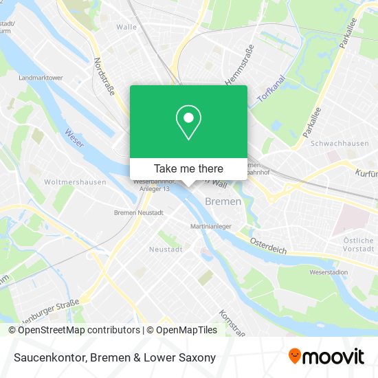 Saucenkontor map