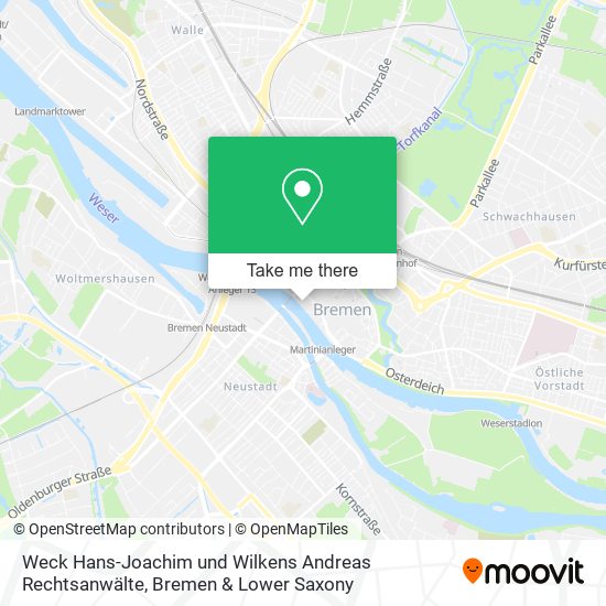 Weck Hans-Joachim und Wilkens Andreas Rechtsanwälte map