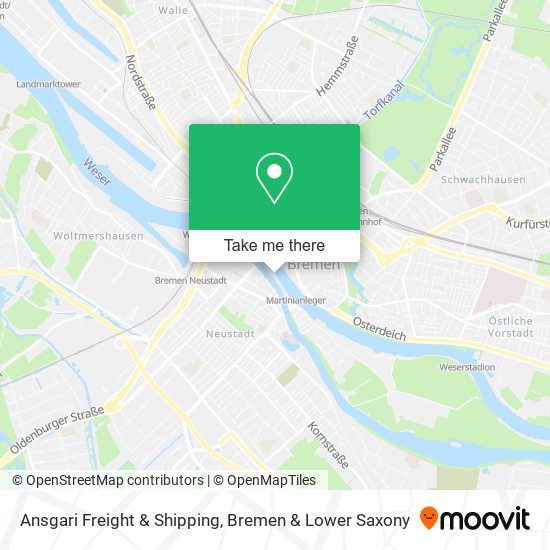 Ansgari Freight & Shipping map