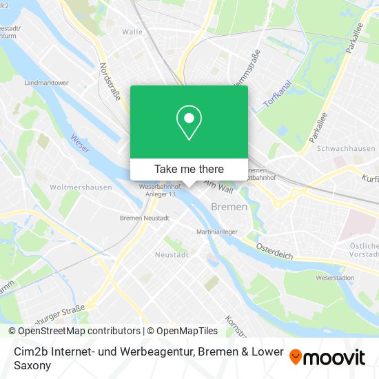 Cim2b Internet- und Werbeagentur map