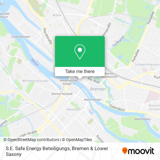 S.E. Safe Energy Beteiligungs map