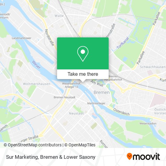 Sur Marketing map