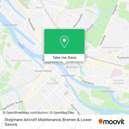 Stegmann Aircraft Maintenance map