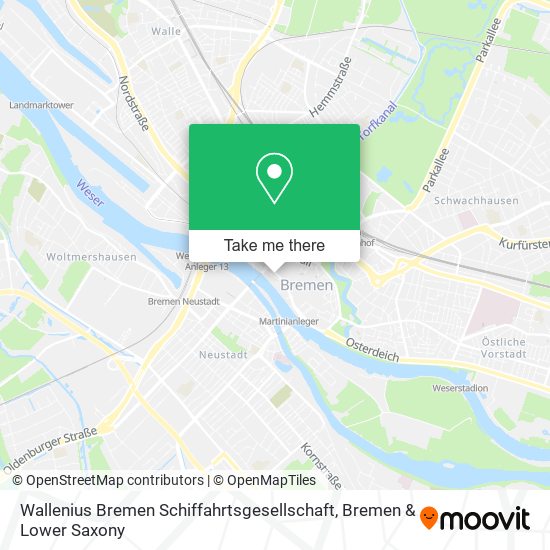Wallenius Bremen Schiffahrtsgesellschaft map