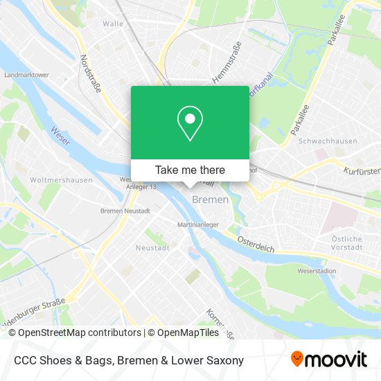 CCC Shoes & Bags map