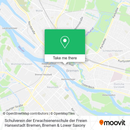 Schulverein der Erwachsenenschule der Freien Hansestadt Bremen map