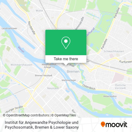 Institut für Angewandte Psychologie und Psychosomatik map
