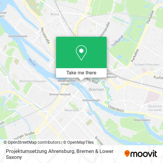 Projektumsetzung Ahrensburg map