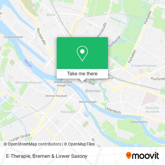 E-Therapie map