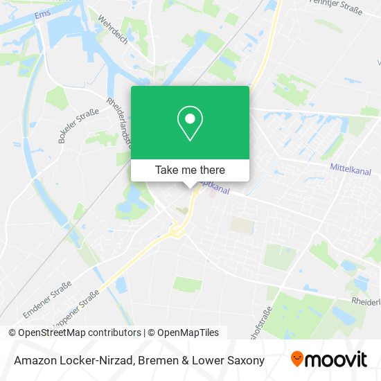 Amazon Locker-Nirzad map