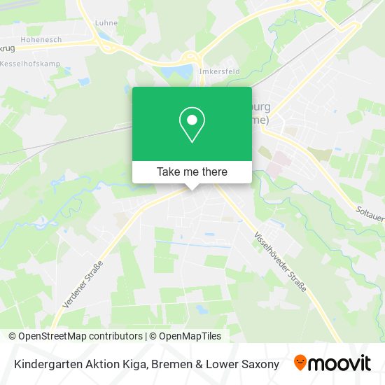 Kindergarten Aktion Kiga map