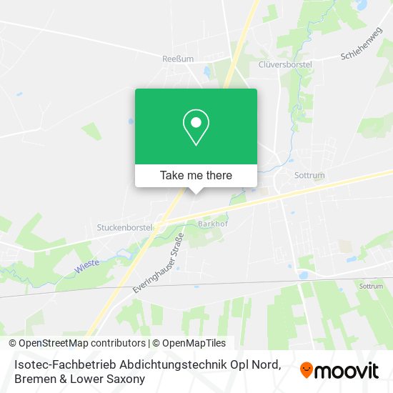 Isotec-Fachbetrieb Abdichtungstechnik Opl Nord map