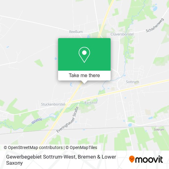 Gewerbegebiet Sottrum-West map