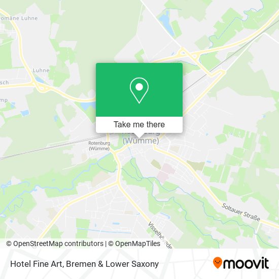 Hotel Fine Art map