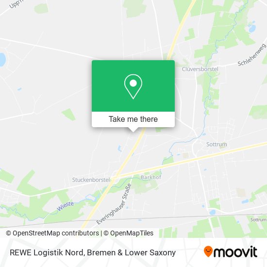 REWE Logistik Nord map