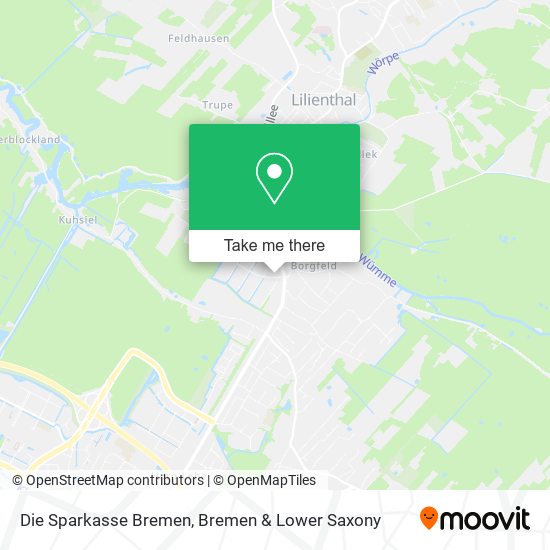 Карта Die Sparkasse Bremen