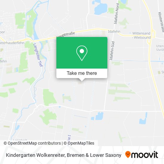 Kindergarten Wolkenreiter map