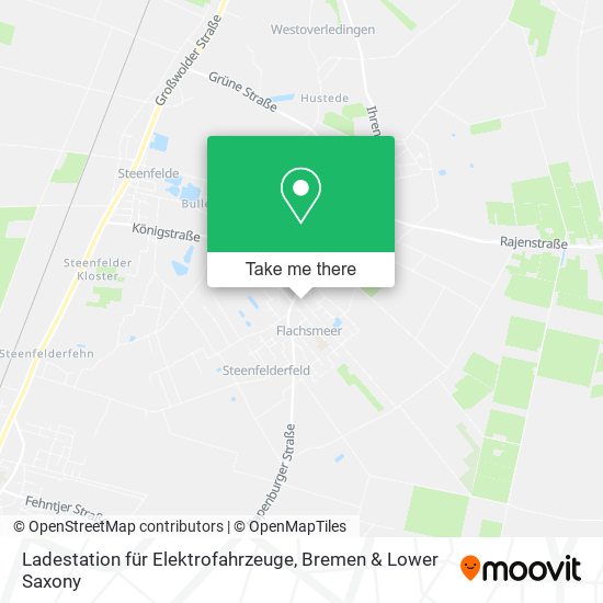 Ladestation für Elektrofahrzeuge map