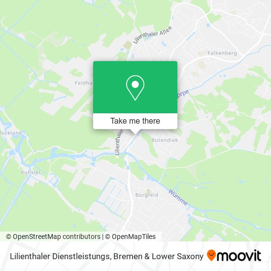 Lilienthaler Dienstleistungs map