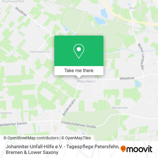 Johanniter-Unfall-Hilfe e.V. - Tagespflege Petersfehn map