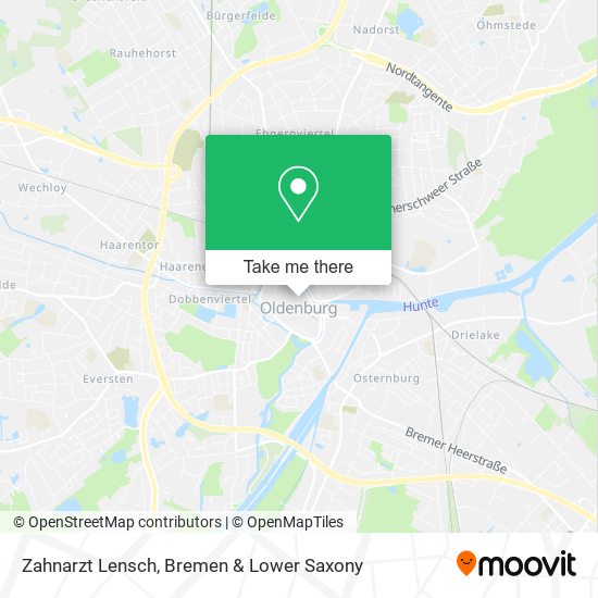 Zahnarzt Lensch map