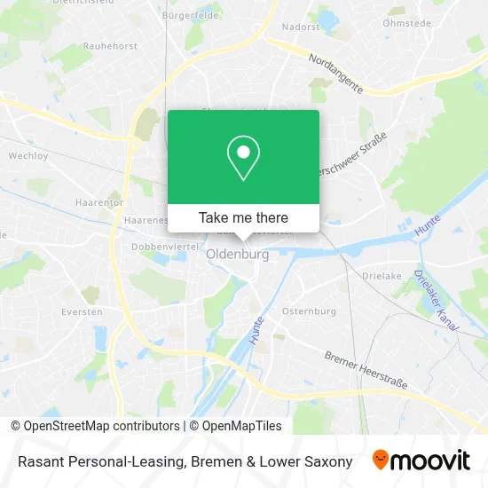 Rasant Personal-Leasing map