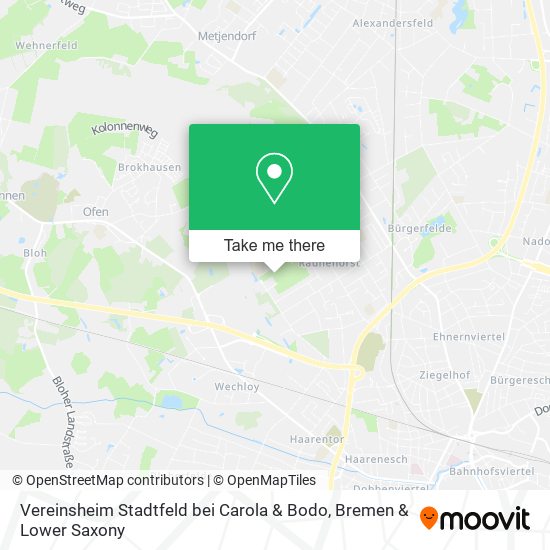 Vereinsheim Stadtfeld bei Carola & Bodo map