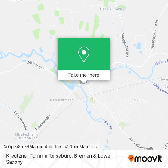 Kreutzner Tomma Reisebüro map