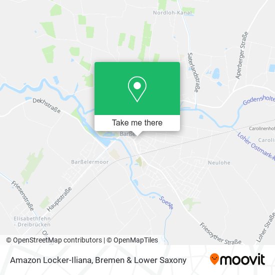 Amazon Locker-Iliana map