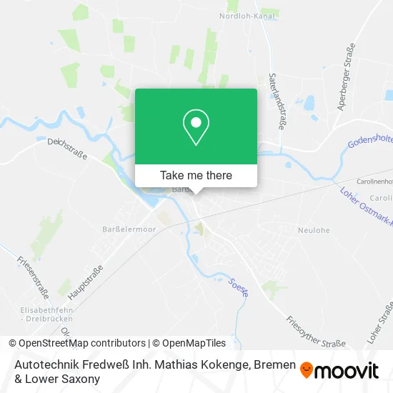 Карта Autotechnik Fredweß Inh. Mathias Kokenge